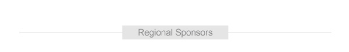 Regional Sponsors
